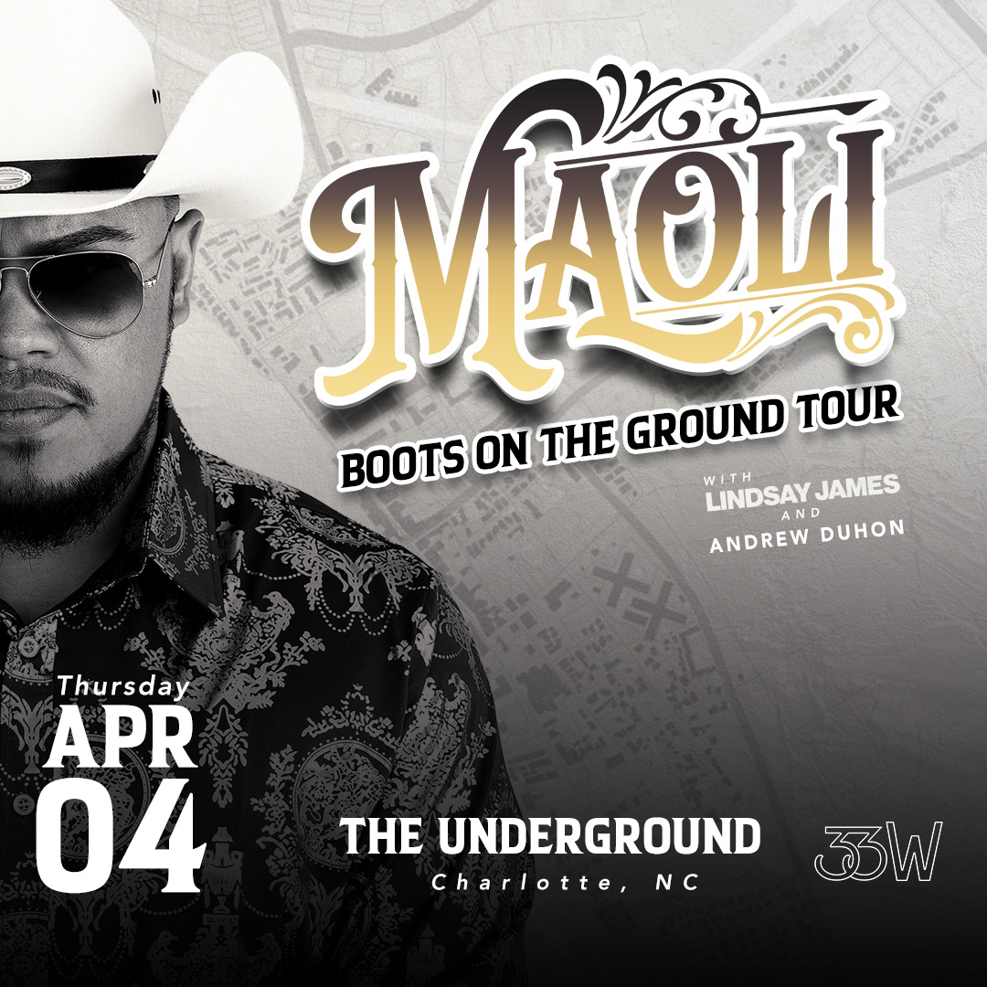 MAOLI: Boots On The Ground Tour with Lindsay James & Andrew Duhon TONIGHT (4/04) at The Underground! Doors: 7 PM | Show: 8 PM Tickets/Upgrades 👉 livemu.sc/4a9xiEB