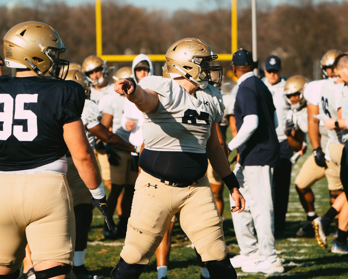 Spring Ball Day 9. Get Your Mind Right. #NavyOL | #RollGoats