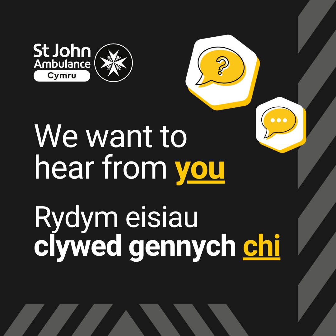 If SJAC have helped you or someone close to you, then we want to hear about it. If you've been treated by volunteers, learnt first aid with us or been cared for by our healthcare team, please get in touch today! Send us an email press@sjacymru.org.uk or direct message us. 💬