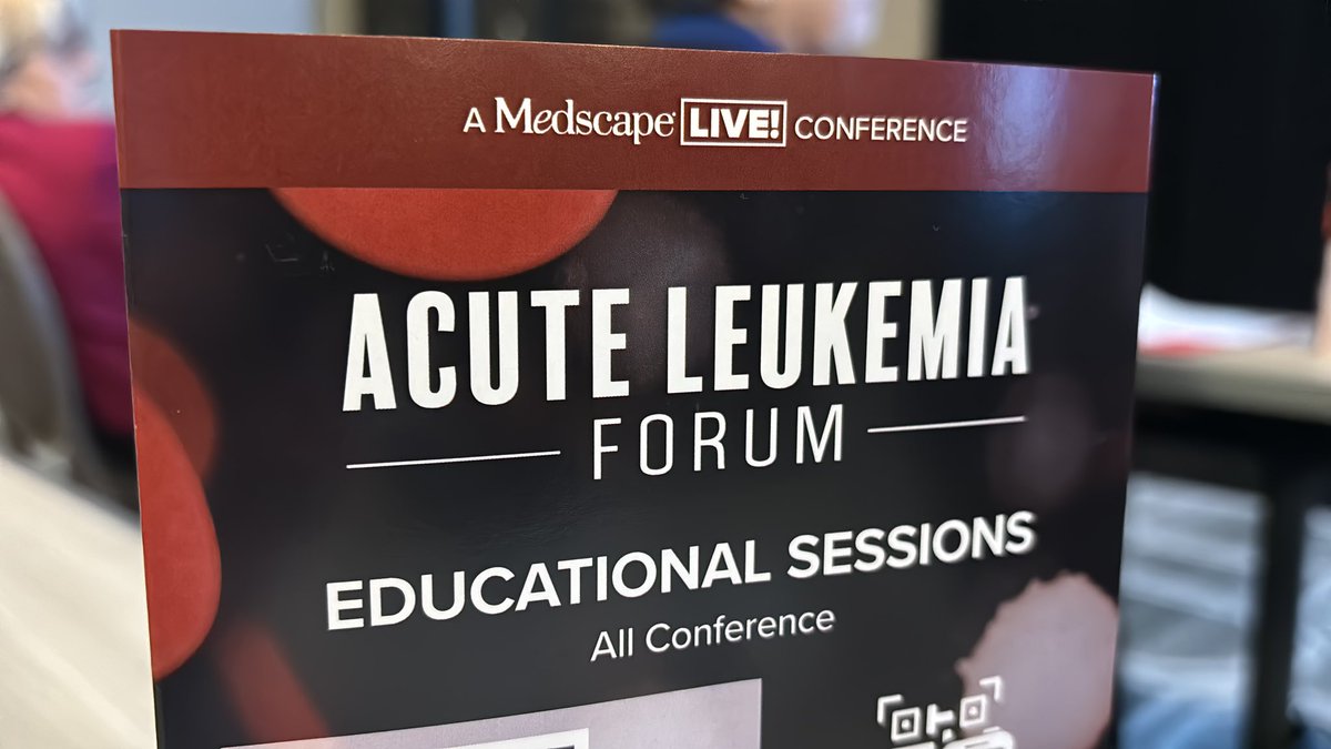 #ALFlive24 @MedscapeLIVE has begun 🎊🎊🎉🎉 led by the phenomenal @CarrawayHetty @DanPollyea and #EytanStein! Wonderful agenda and sessions! First session on #MDSsm and #VEXAS syndrome.