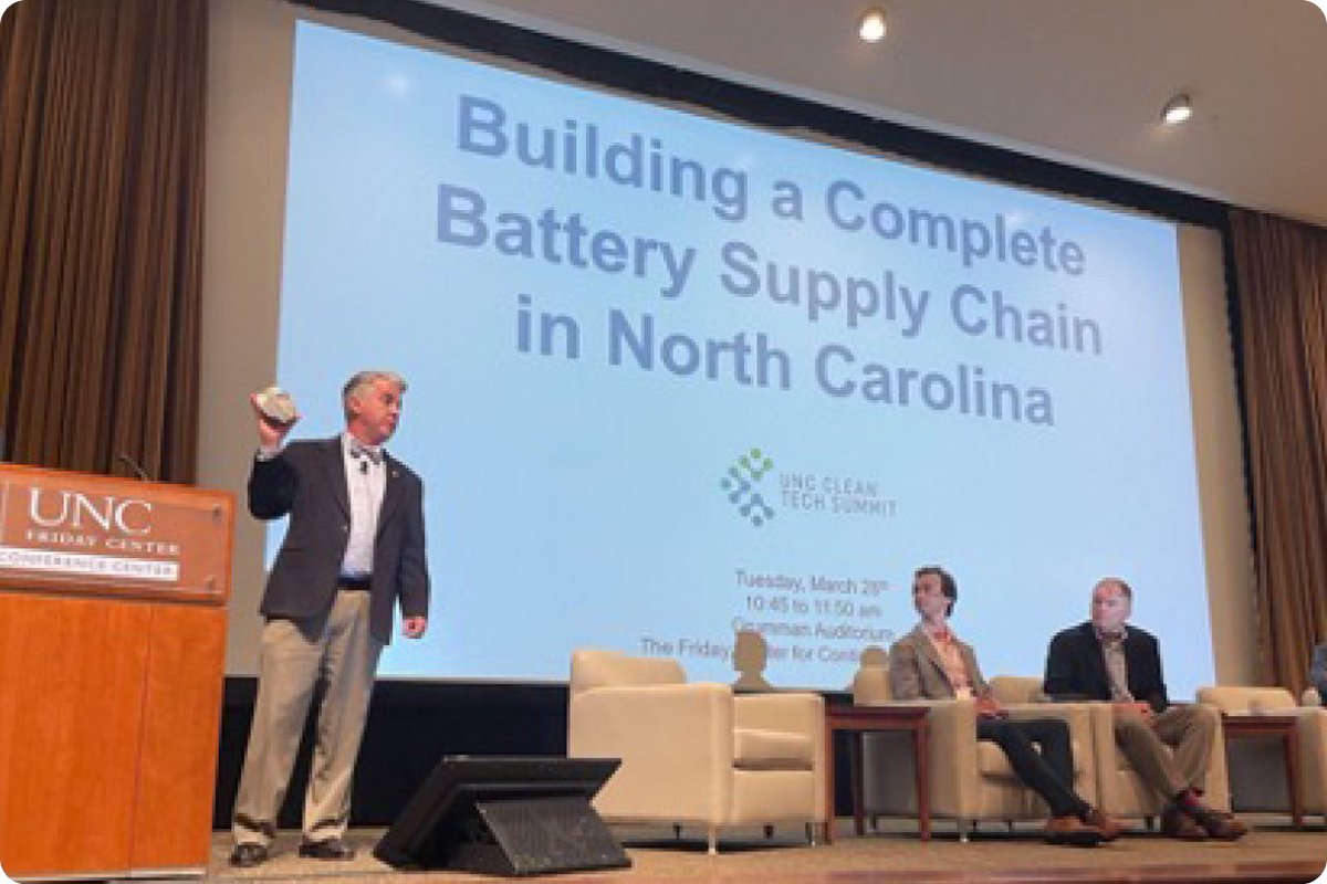 From the blog: Exploring a Growing Electric Vehicle Battery Supply Chain in N.C. by #UNC junior Sarah Masters. Read it here 🔽 environmentblog.web.unc.edu/2024/02/explor…