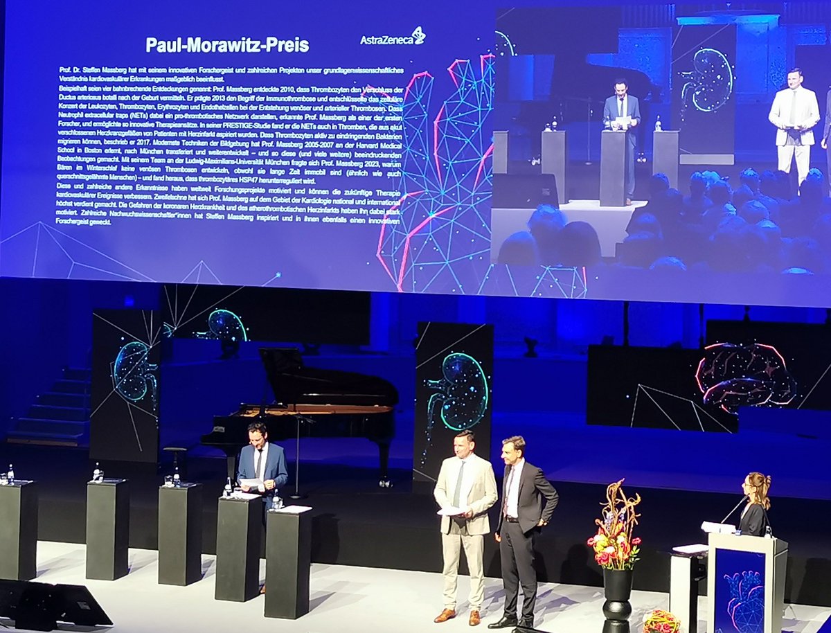 Glückwunsch an Thorsten Keßler und Steffen Massberg zum Albert-Fraenkel und Paul- Morawitz-Preis👏🎉