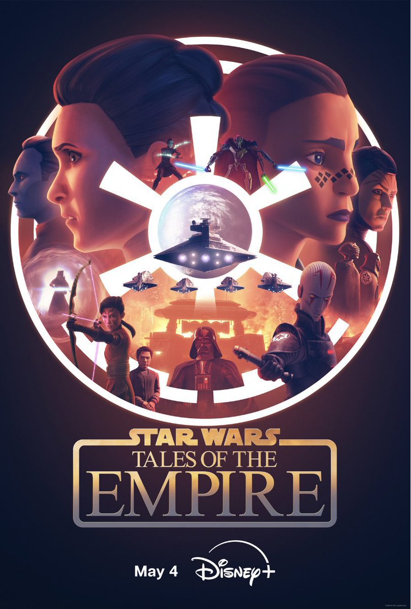 Star Wars fans, get ready for a crazy 4 days in May 😍 May 1 - Finale of The Bad Batch May 2 - recover from the finale of The Bad Batch May 3 - 25th anniversary screening of The Phantom Menace in theaters May 4 - 6 episodes of the new series Tales of the Empire