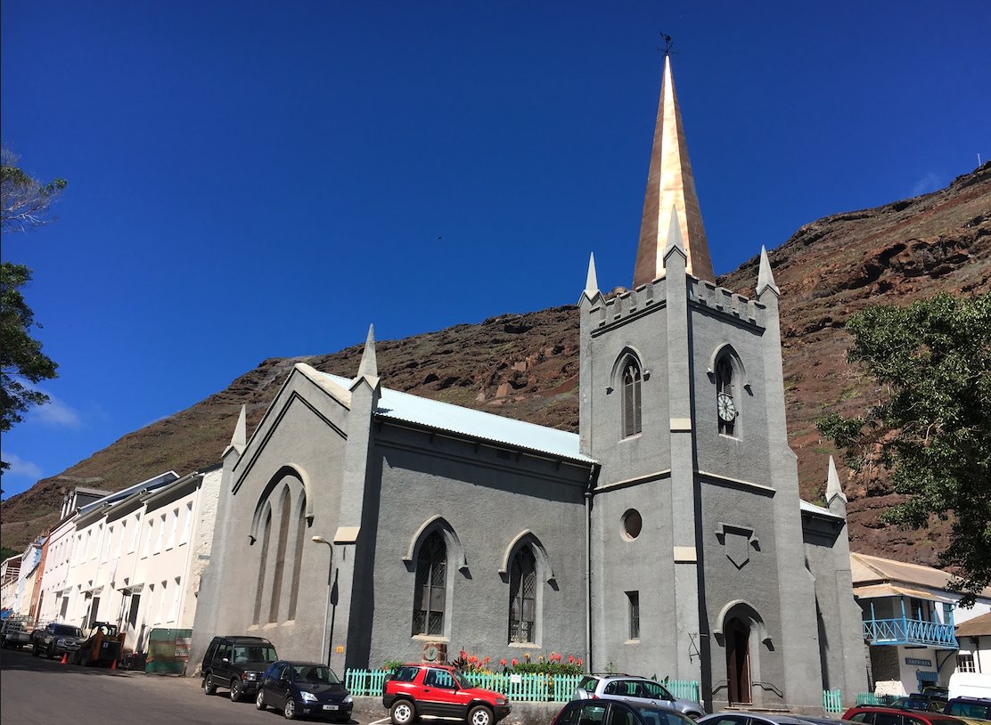 Today marks 250th anniversary of completion of St James’ Church on St Helena on 4 April 1774. Oldest surviving Anglican church south of Equator. Until 1869 the diocese also included British residents in Rio and other towns on eastern seaboard of South America and the Falklands
