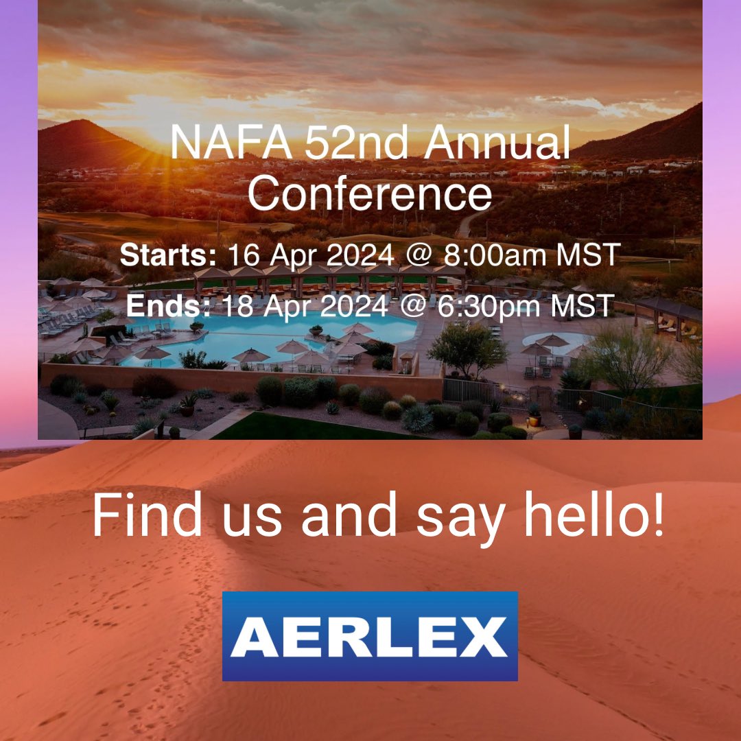 Come say hello to us on April 16th-18th at #NAFA in Arizona 🛩️ Full article: aerlex.com/nafa2024/ 🛩️ #NAFA2024 #aviation #privatejet #bizav #jet #pilot #Aerlex #Hofer #AerlexTaxServices