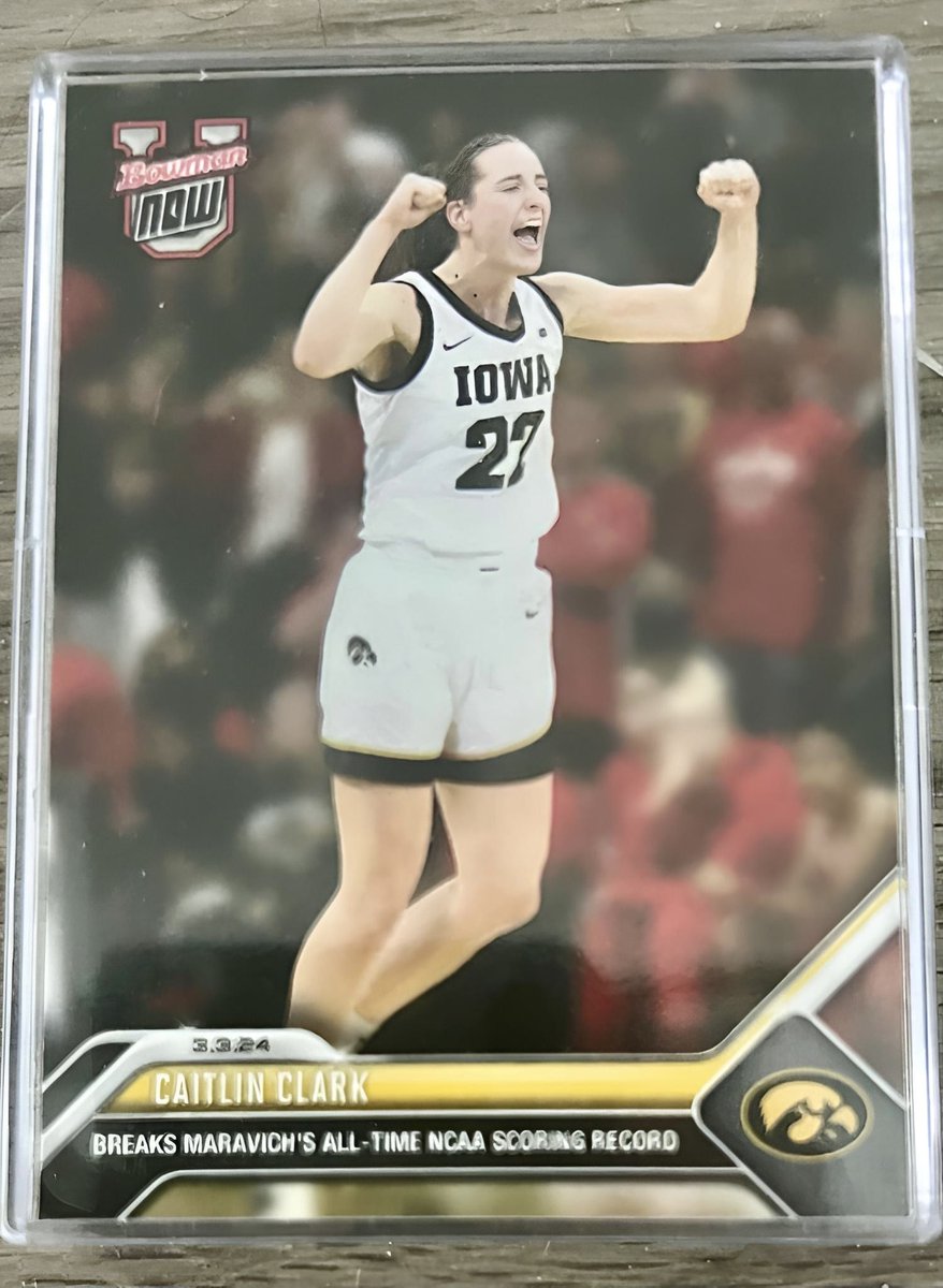 NavyYardNats's tweet image. 𝗥𝗲𝘁𝘄𝗲𝗲𝘁 + 𝗳𝗼𝗹𝗹𝗼𝘄 @NavyYardNats to 𝗪𝗜𝗡 𝟭 𝗼𝗳 𝟰 2024 𝘾𝘼𝙄𝙏𝙇𝙄𝙉 𝘾𝙇𝘼𝙍𝙆 limited edition, commemorative @Topps cards.   

The @uiowa star was named AP Player of the Year for 2nd straight year today.

𝟰 𝗪𝗜𝗡𝗡𝗘𝗥𝗦 picked Saturday 8pm ET