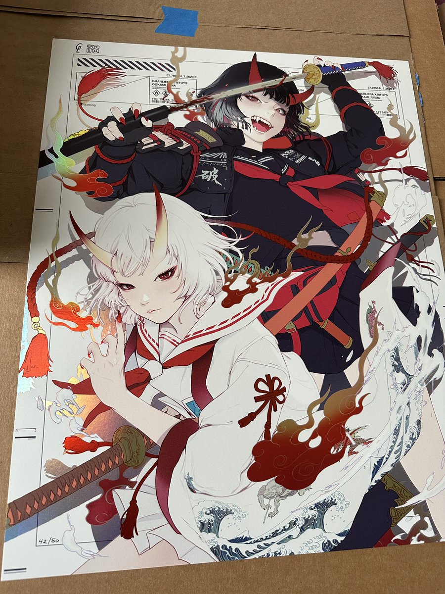 Received my holo art print by <a href="/GHARLIERA1/">GHARLIERA</a> <a href="/TGOAonline/">The Girls of Armament</a> Absolutely stunning. Now I just need to get a nice frame to go with it!