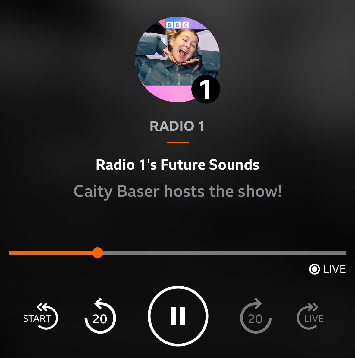 our queen is hosting radio 1 RIGHT NOW ❣️ yayy so proud of u caity 🫶🏻 @BaserCaity