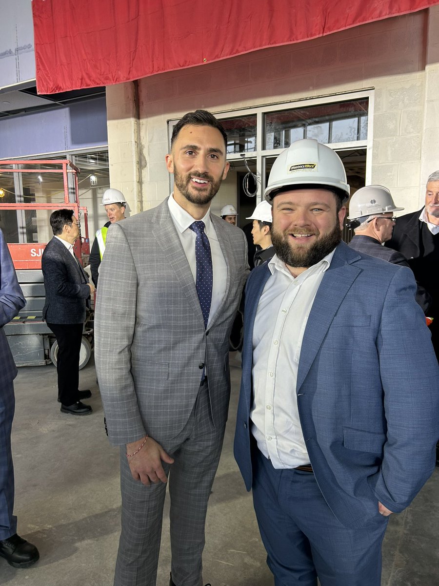 Exciting Announcement today in Oakville. <a href="/Sflecce/">Stephen Lecce</a> and the province of Ontario made a historic commitment to invest $1.3-billion to build 60 new schools across the province.  The masonry industry plays a key role in the construction and performance of quality schools. #onpoli