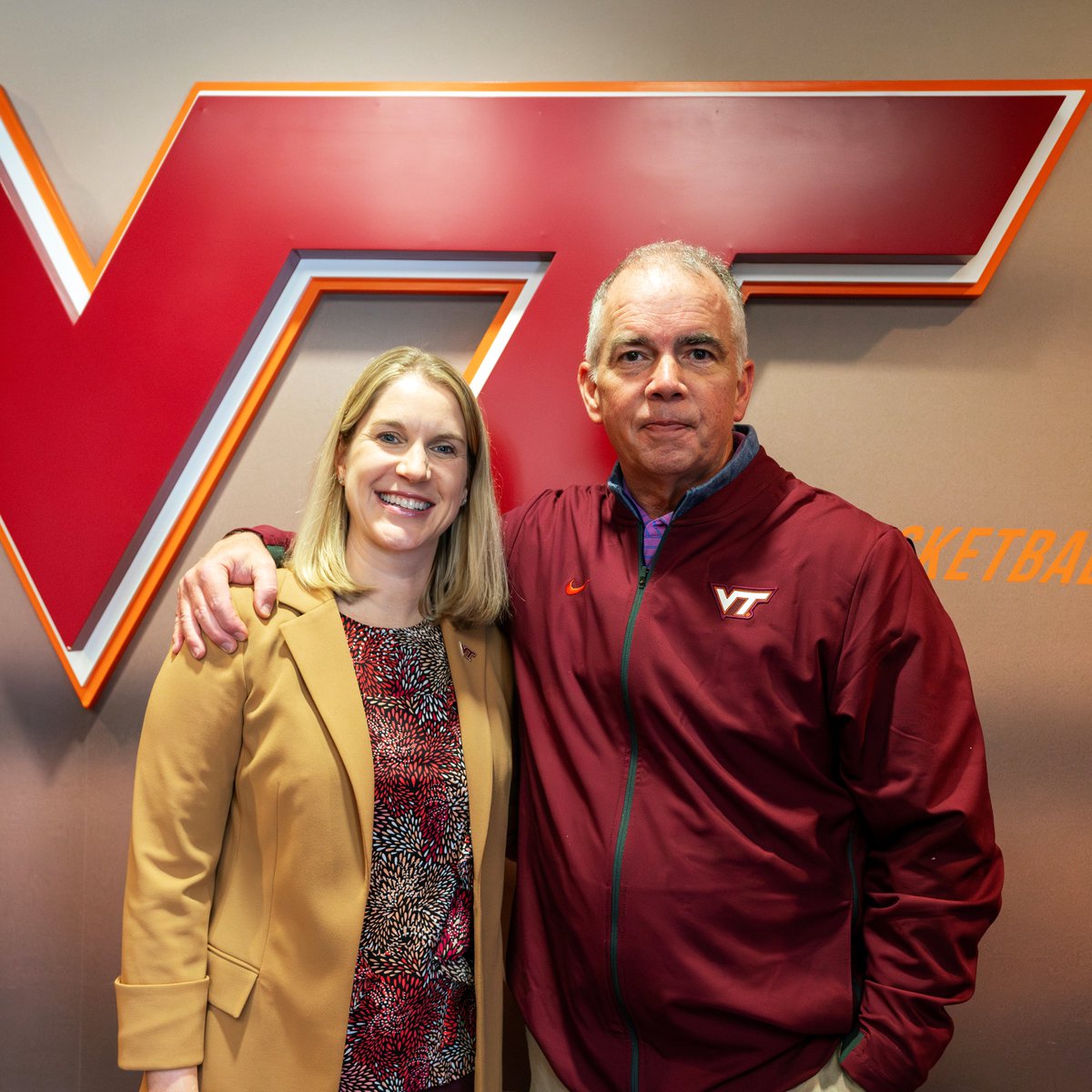 Hype for the next chapter of @HokiesWBB 🦃🏀 @CoachMKYoung 🤝 @CoachMeganDuffy