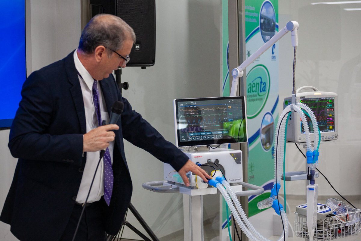 #BioHabana2024
Hoy se realizó el lanzamiento del respirador pulmonar COMBIOVENT de <a href="/CombiomedC/">Combiomed_Cuba</a>. 
Actualmente se encuentra desplegado en dos hospitales de la capital, se espera seguir incorporándolos al resto de los hospitales del país. 
📷 Enro, <a href="/IdeasMultimedio/">IDEAS Multimedios</a>