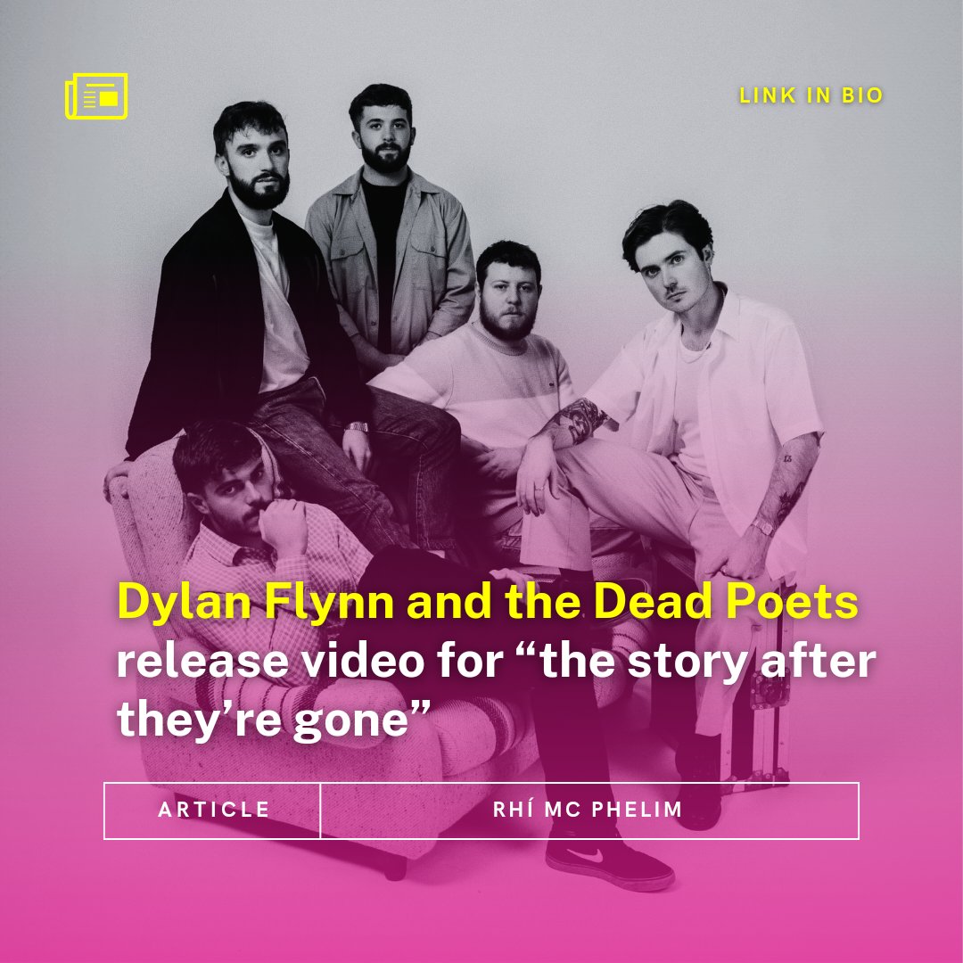Ascending Limerick indie-rockers @dflynndeadpoets have crafted a contemplative visual to fully bring the new single to life. 'A band that like to grow their knowledge and preach their words to get listeners thinking. Their slick, charming sound makes it an even better deal' ⚡