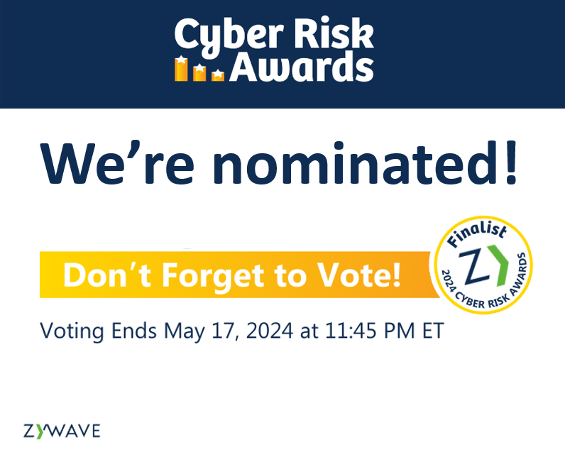USI is in the running for @Zywave‘s #CyberRiskAwards2024 Cyber Retail Broking Team of the Year, and Nadia Hoyte, National Cyber Practice Leader, is a finalist for Cyber Risk Industry Person of the Year! Please support USI by voting before May 17: bit.ly/3VHKCvQ