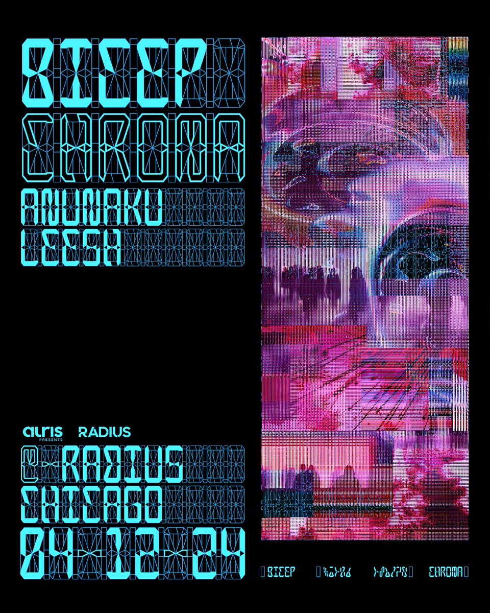 CHICAGO » @feelmybicep present CHROMA AV / DJ at Radius on 4.12 w/ @Tsvisions & Leesh. EXPERIENCE » CHROMA AV / DJ is a new show that continues the visual collaboration with Zak Norman / Black Box Echo. This audio-visual show will bring together new music as well as highlights…