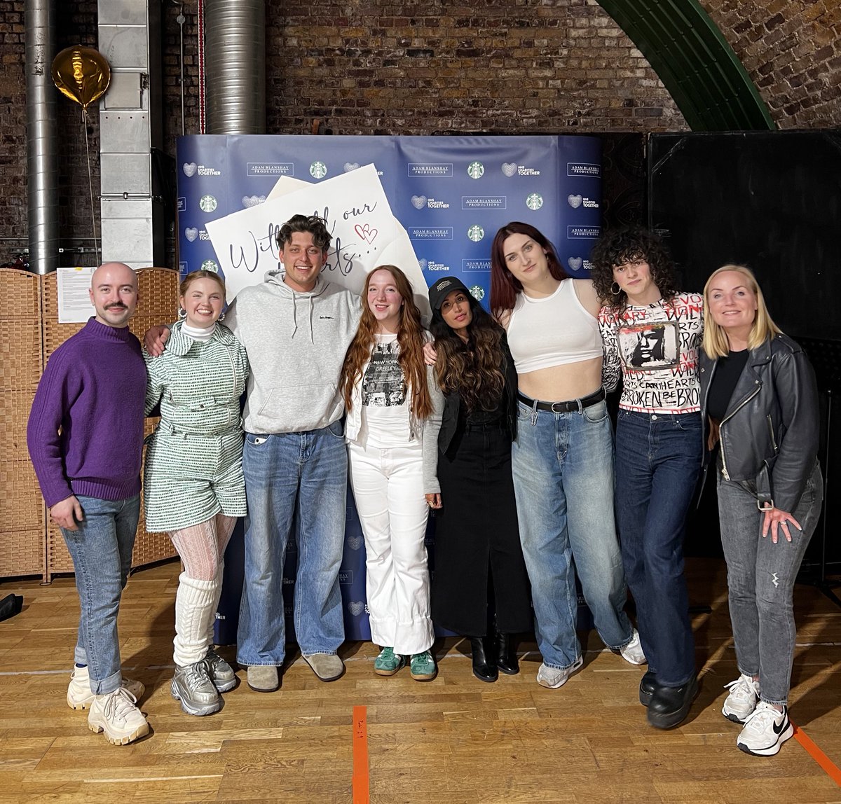 Lovely pic of our contributor <a href="/marinaholmessm1/">marina holmes smith</a> in the rehearsal studio with the stars of the #WithAllOurHearts #WestEnd gala, celebrating over 75 years of the NHS at the Adelphi on 9
Apr. Oti Mabuse &amp; <a href="/DrRanj/">Ranj Singh</a> host. Tickets available <a href="/AdamBlanshayPro/">Adam Blanshay Productions</a> <a href="/NHSCharities/">NHS Charities Together 💙</a> <a href="/LWTheatres/">LW Theatres</a>