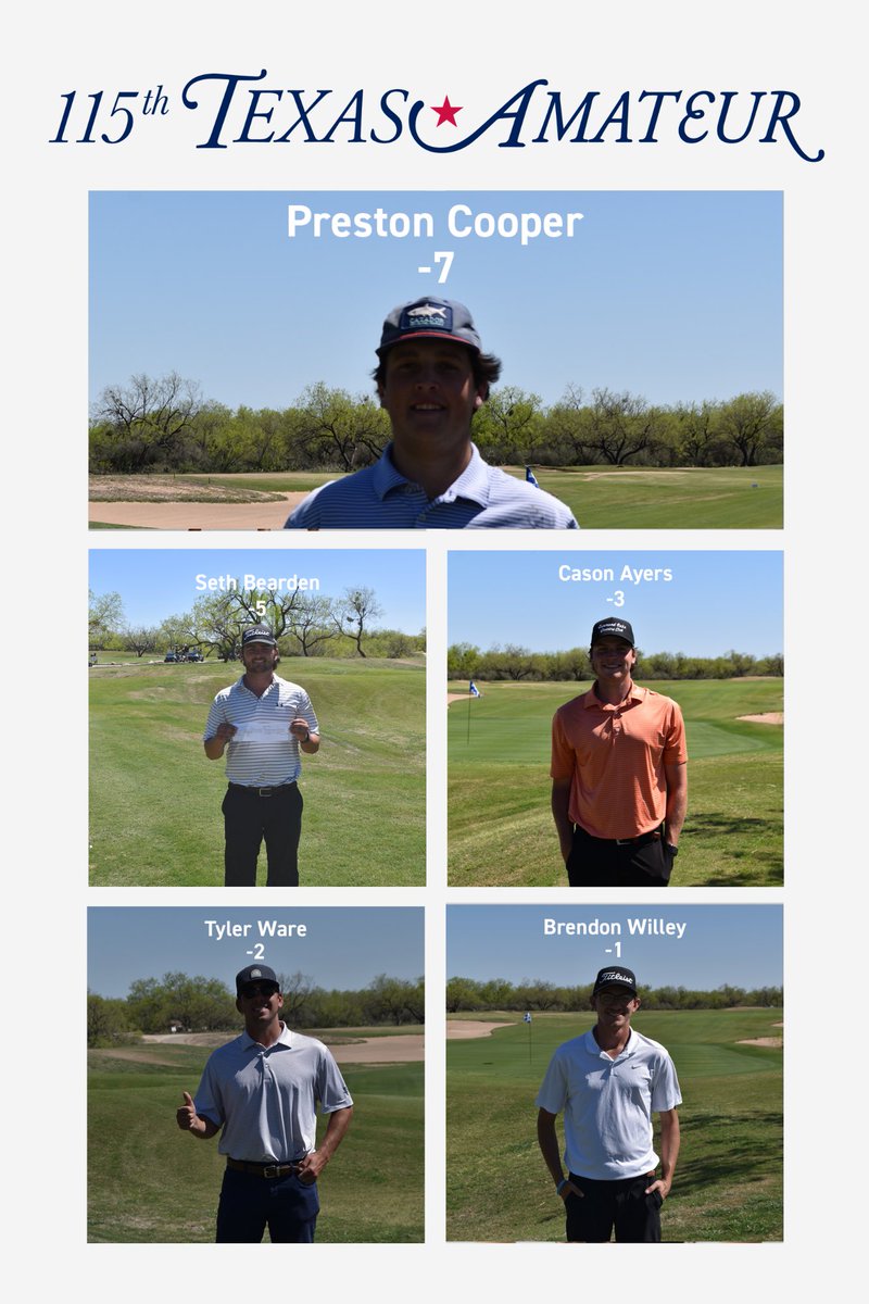 Congratulations to our first Qualifiers of the 115th Texas Amateur from the Quicksand GC qualifier held yesterday 🏆
See y’all in June!! #TexasAmateur