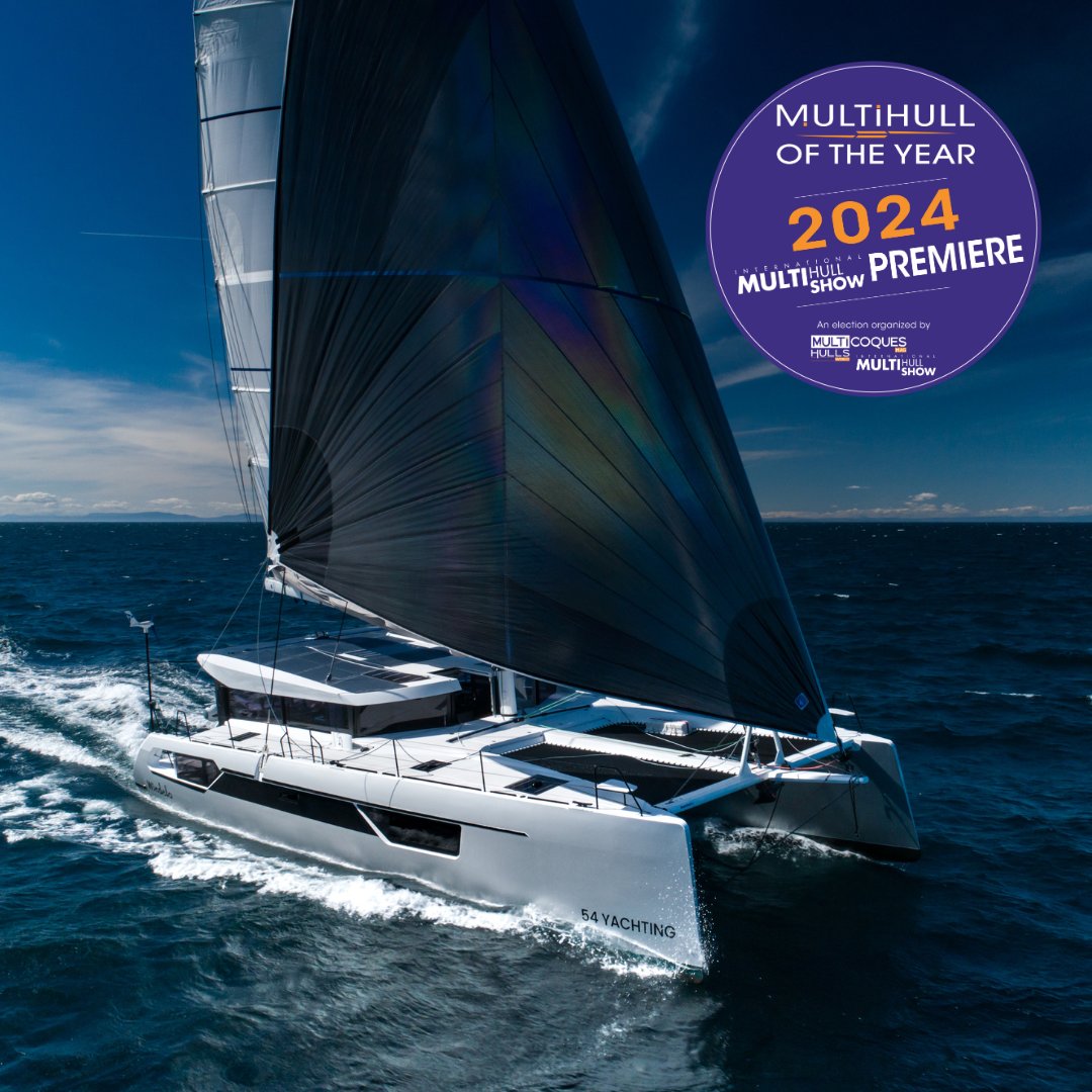 So proud to share that our #NewWindelo54 was selected by the Multihulls World jury as the winner of IMS (The International Multihull Show) Premiere Category. #multihulloftheyear2024 

To visit her, join us at the La Grande Motte International Multihull Show, until April 7.