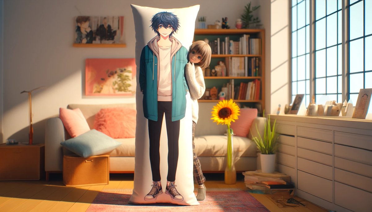 DakiMarket's tweet photo. Who's that anime character on our dakimakura? Take a wild guess! 🤔💭 The first one to guess right gets a shoutout! 🌟 #bodypillow #DakimakuraChallenge #AnimeBodyPillow https://t.co/w12OQR2XE2