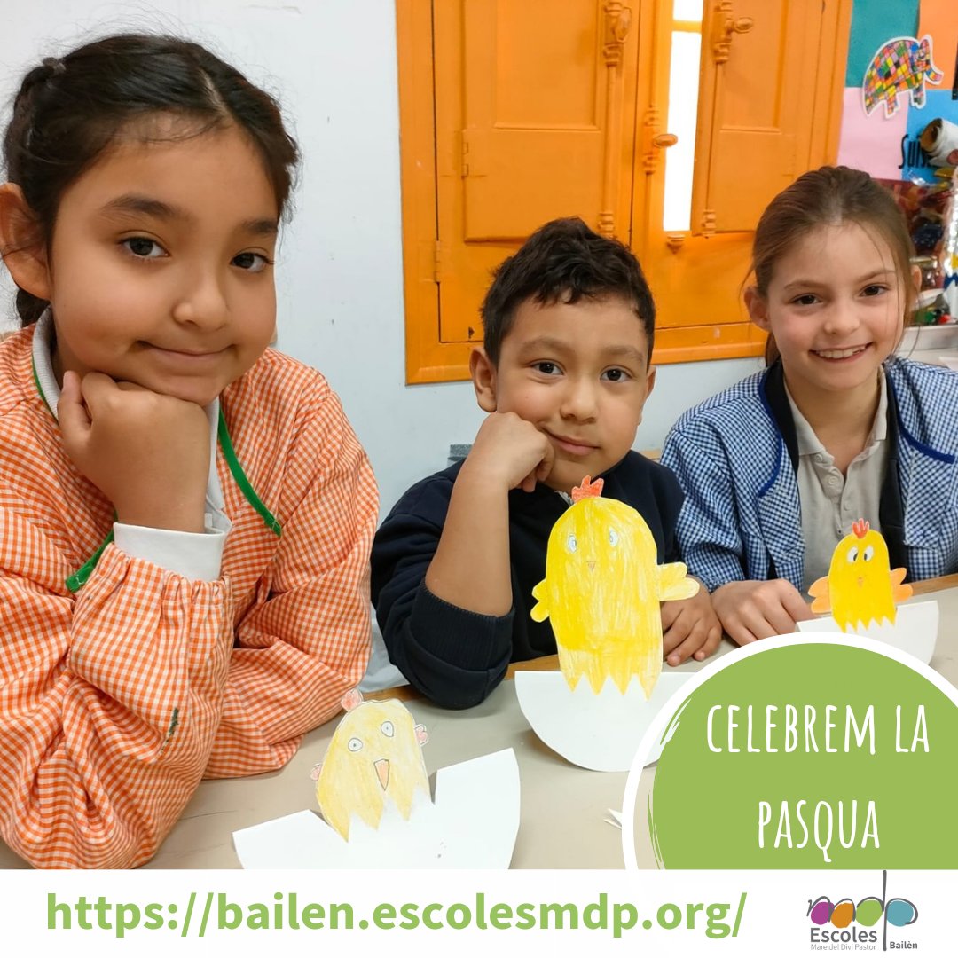 MDPBailen's tweet photo. Padrins, padrines, fillols i filloles van gaudir ahir conjuntament mentre celebraven la Pasqua 🐰🐣🥚🍫 Benvingut 3r trimestre! 

#mdpbailen
#apadrinament
#pasqua https://t.co/tKXNoUEFab