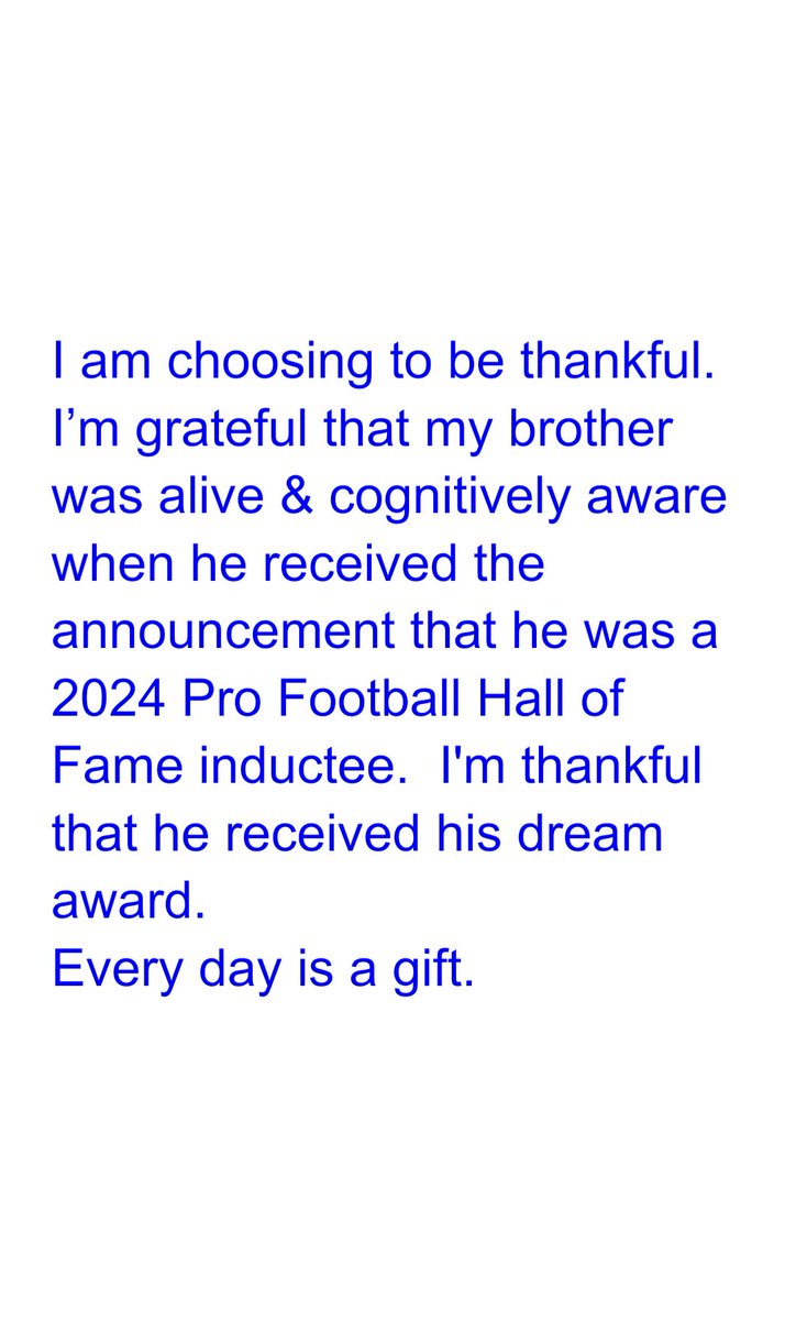 Thankful & grateful. 🙏
#SteveMcMichael #TeamMongo #SteveMcMichaelIsInTheHOF #MongoMcMichael #MongoForever 🐻⬇️