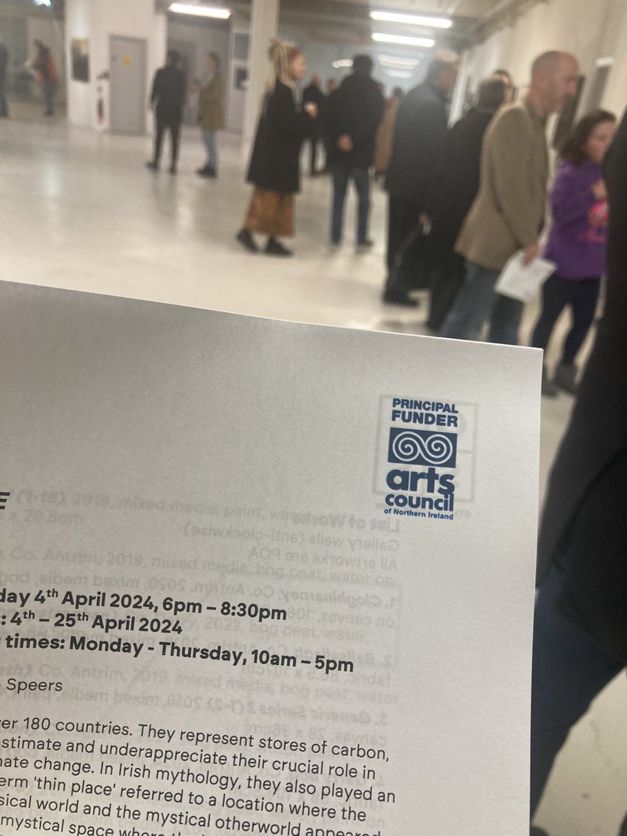 CreativChangeNI's tweet image. A busy #thinplace  Bob Speers @QSSArtStudios #eastbelfast #art