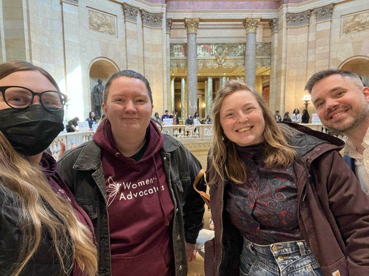 We were honored to stand united in our state capital alongside fellow advocates working to break the cycle of domestic abuse and violence during Action Day yesterday. Together, we asked our legislators and community to support victim-survivors in our state. 📢💜