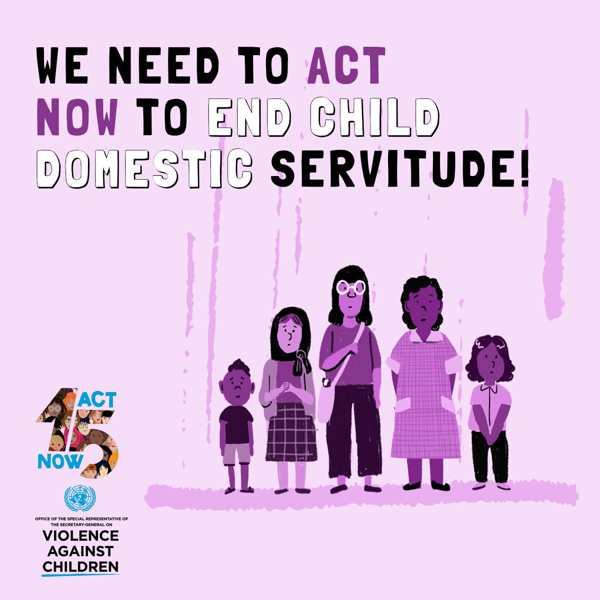 #ChildDomesticWorkers represent probably the largest and most ignored group of child workers. Learn more about the multiple and multi-faceted root causes of child domestic labor. Link: violenceagainstchildren.un.org/sites/violence… #ActNOWToEndVAC