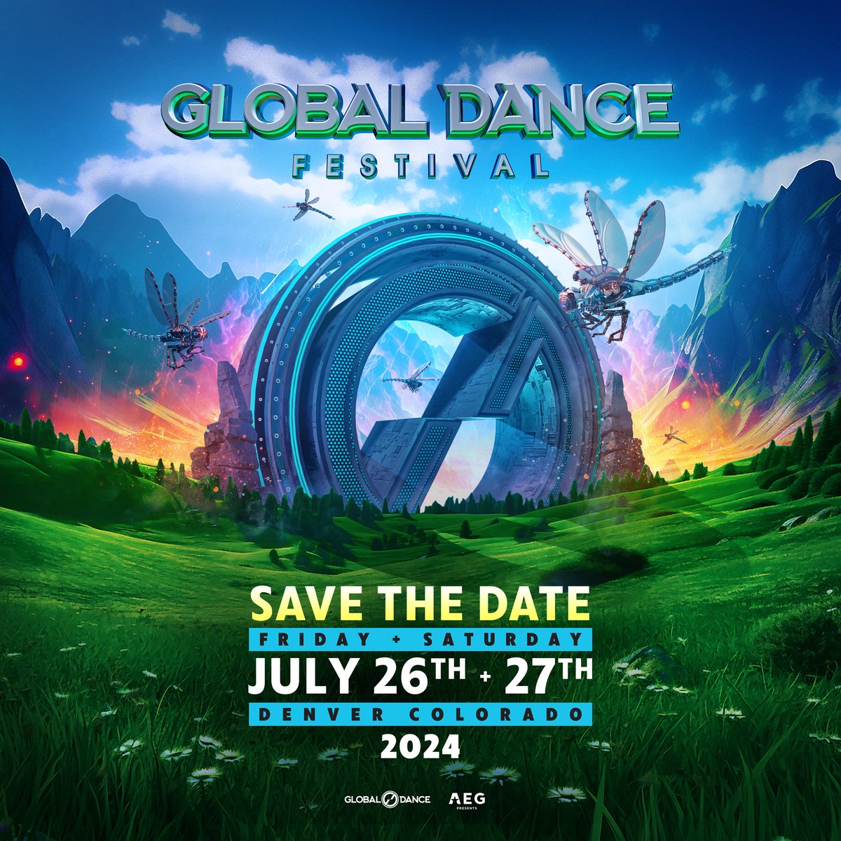 GlobalDanceFest's tweet photo. 🚨 SAVE THE DATE 🚨

Global Dance Festival returns on July 26th and 27th with new hours from 5PM MT to 1AM MT daily 🌞

RSVP here to stay in the loop about more details ⏩https://t.co/4XZwzP6sQb https://t.co/0YiR4aZ32p