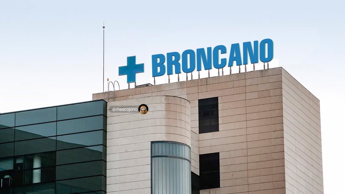 Y recuerda. Tus impuestos son para Sanidad.
#Broncano