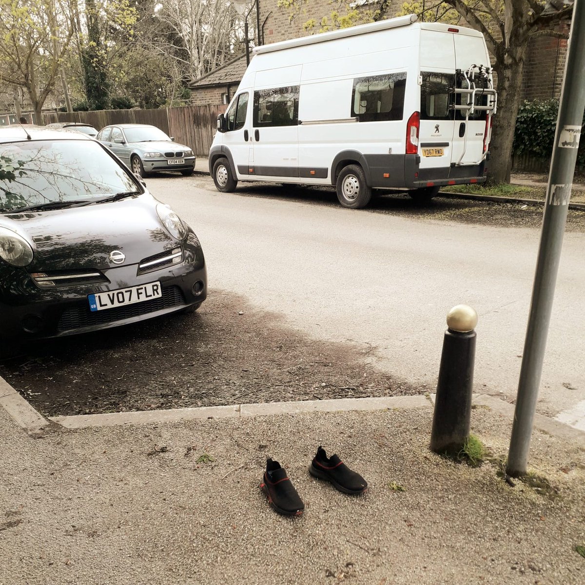 The incredible invisible man has been spotted near Kent House station!