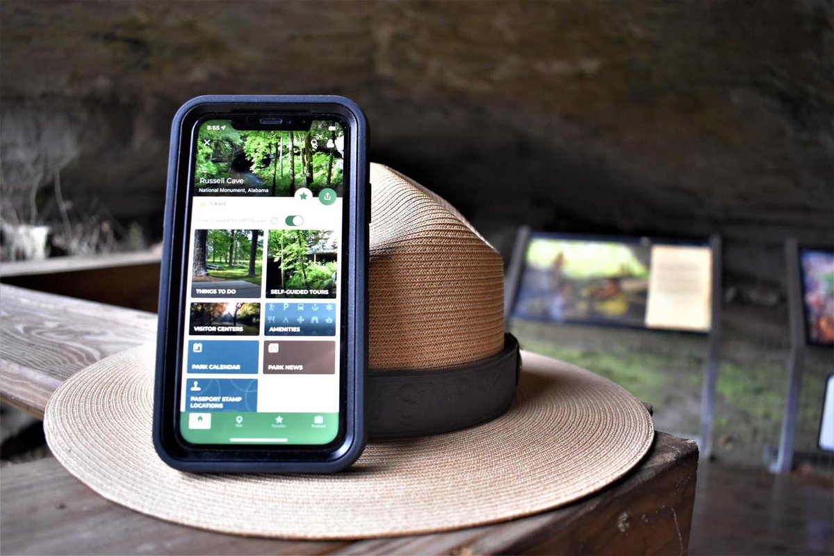 There’s an App for that! Download the free #NPSApp for interactive maps to use while visiting national parks. Many parks include places of interest, self-guided tours, and suggested trip itineraries included on their maps.
