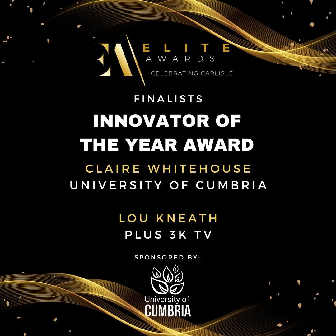 Plus3KStudios's tweet photo. 🤩 Some very exciting news at +3K!

Our CEO Lou Kneath has been nominated for not one, but TWO awards at Elite Awards Carlisle  🏆✨

Lou is a finalist alongside some of Carlisle's most inspiring women in the 'Female Entrepreneur Award' &amp; 'Innovator Of The Year Award' categories. https://t.co/3vkPhgm9A7