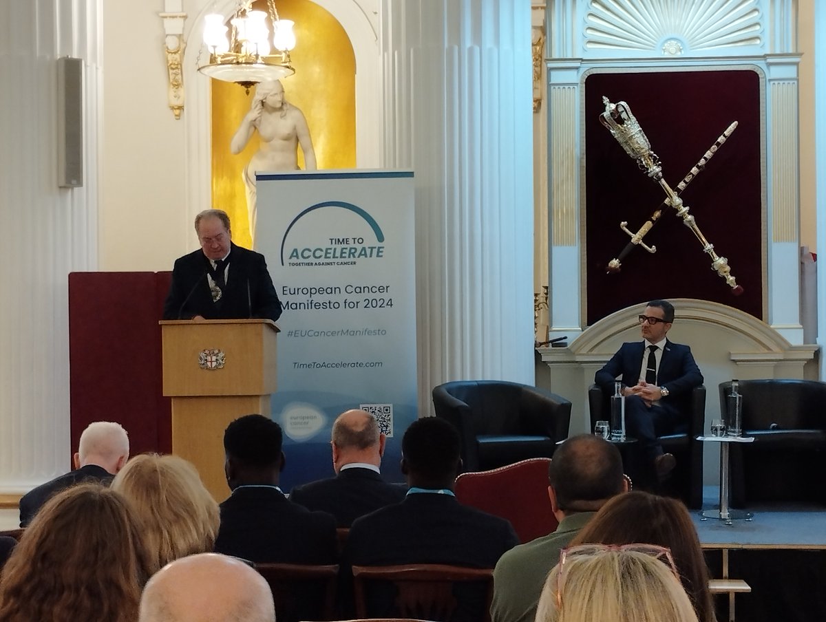 It’s happening! We are launching the #Cancer Workforce Fund Lord Mayor of the City of London, Michael Mainelli: 👉‘This shortage of cancer professionals certainly leaves all in vulnerable positions.’ Find out how to tackle the issue➡️ europeancancerfoundation.org/cancer-workfor…