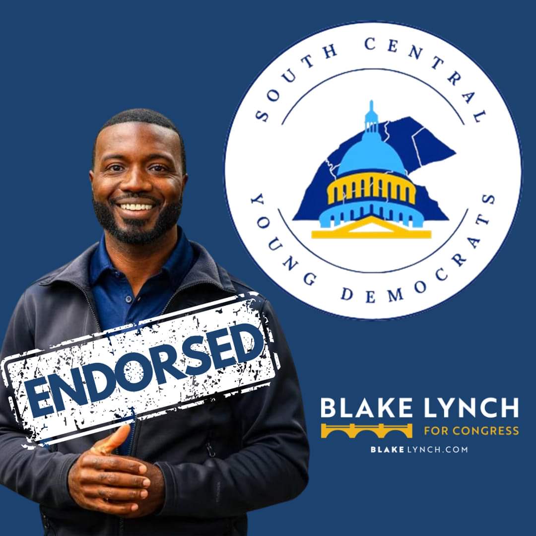 ❗️ENDORSEMENT ALERT❗️

"The South Central Young Democrats of Pennsylvania are excited to unanimously and fully endorse Blake Lynch for Congress! Blake's passion, experience and proven results in our community is unmatched in the race for the PA-10 Congressional primary. Blake is