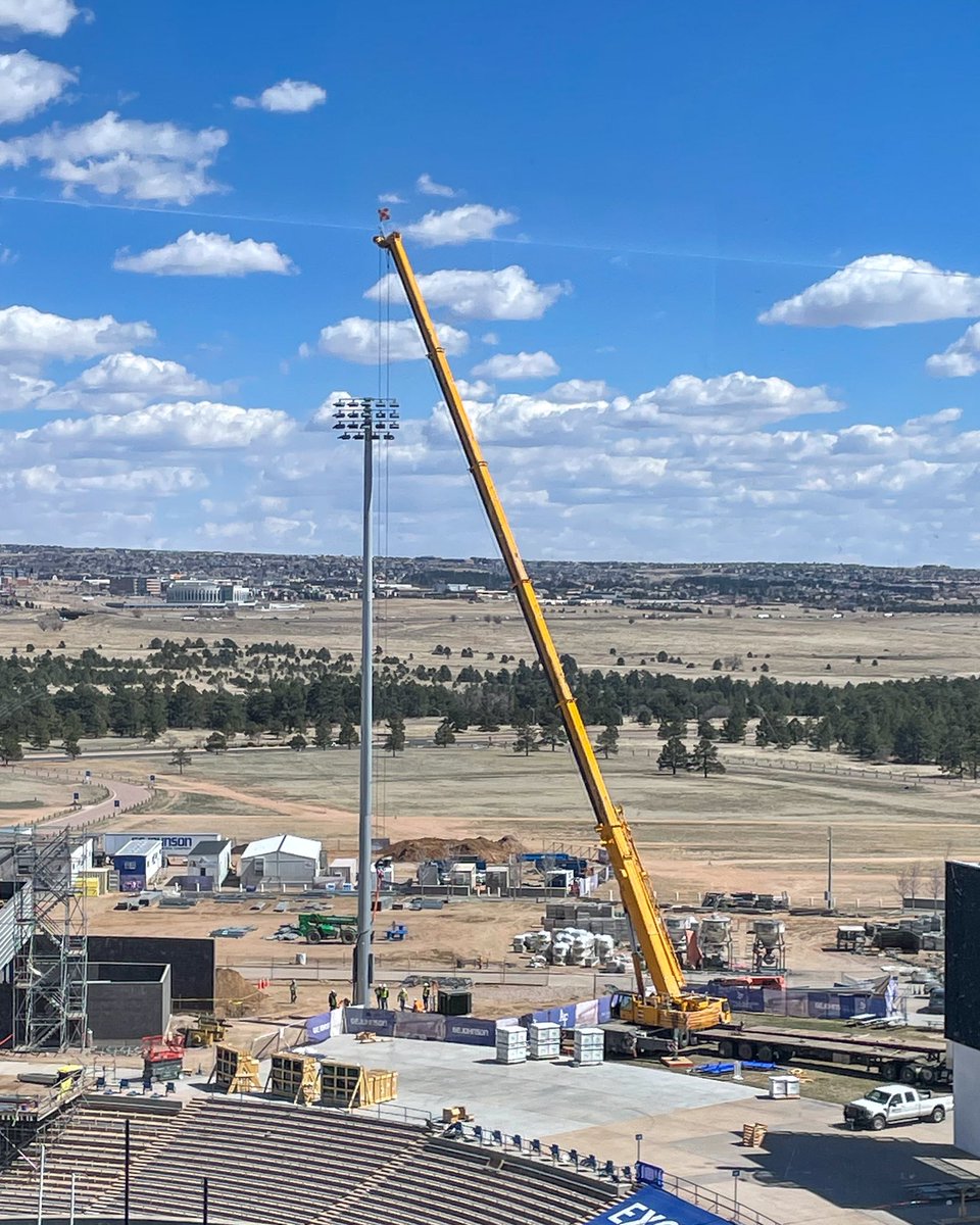 Making some more big progress at Falcon Stadium 👀