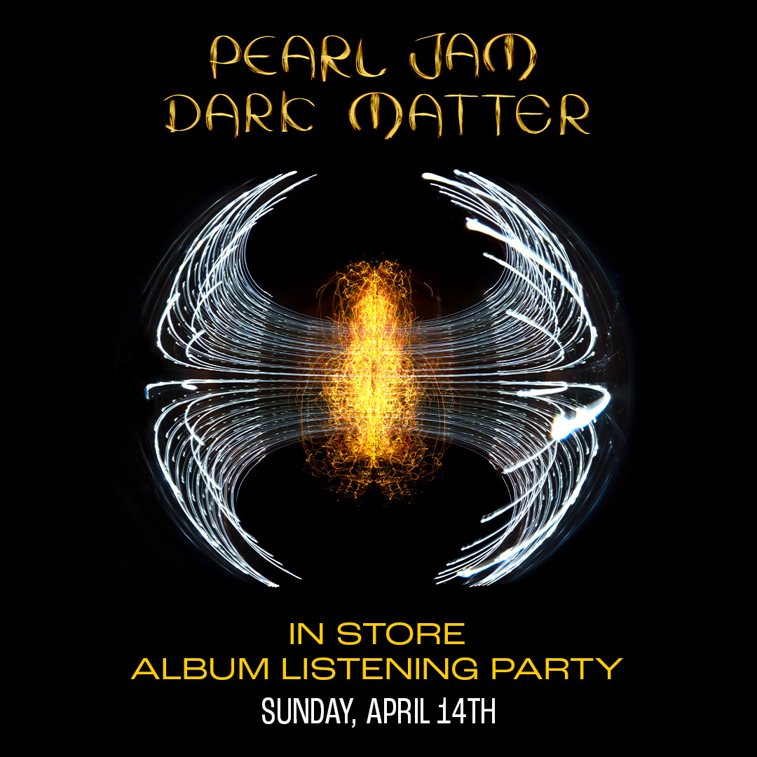 DC! We're your spot for the pre-release Pearl Jam (@PearlJam) 'Dark Matter' listening party 4/14 at 6 p.m.! Be the first to hear the new #PearlJam album with swag, giveaways & more! INFO/FREE RSVP >> link.dice.fm/N23b77aa5c92