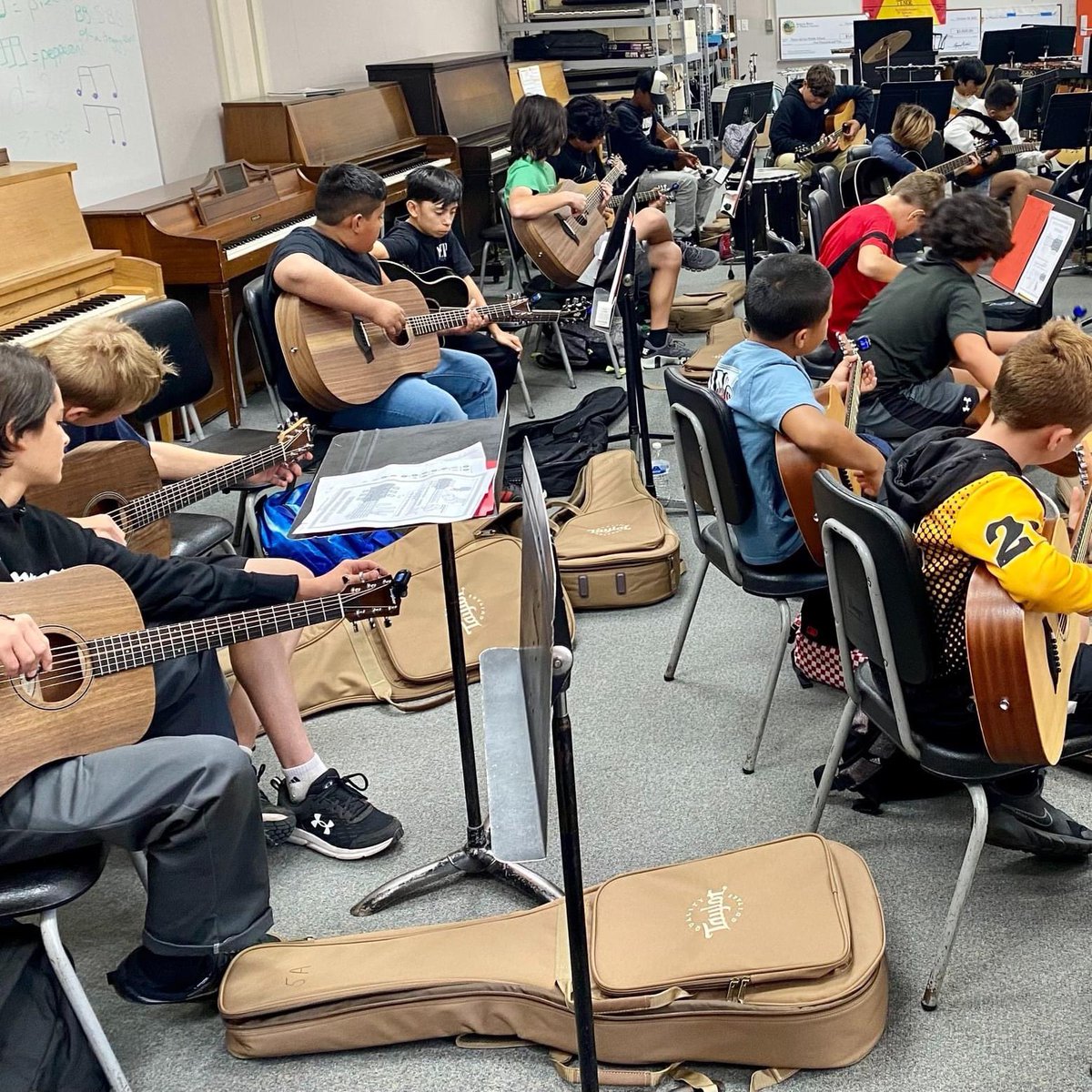 Guitars for Schools! 🎸 All of our donations are made possible by our ongoing partnership with @TaylorGuitars and from monies raised at the 2024 San Diego Music Awards. Get your tickets for the SDMAs at sandiegomusicawards.com and we will see you April 30 at @HumphreysShows.