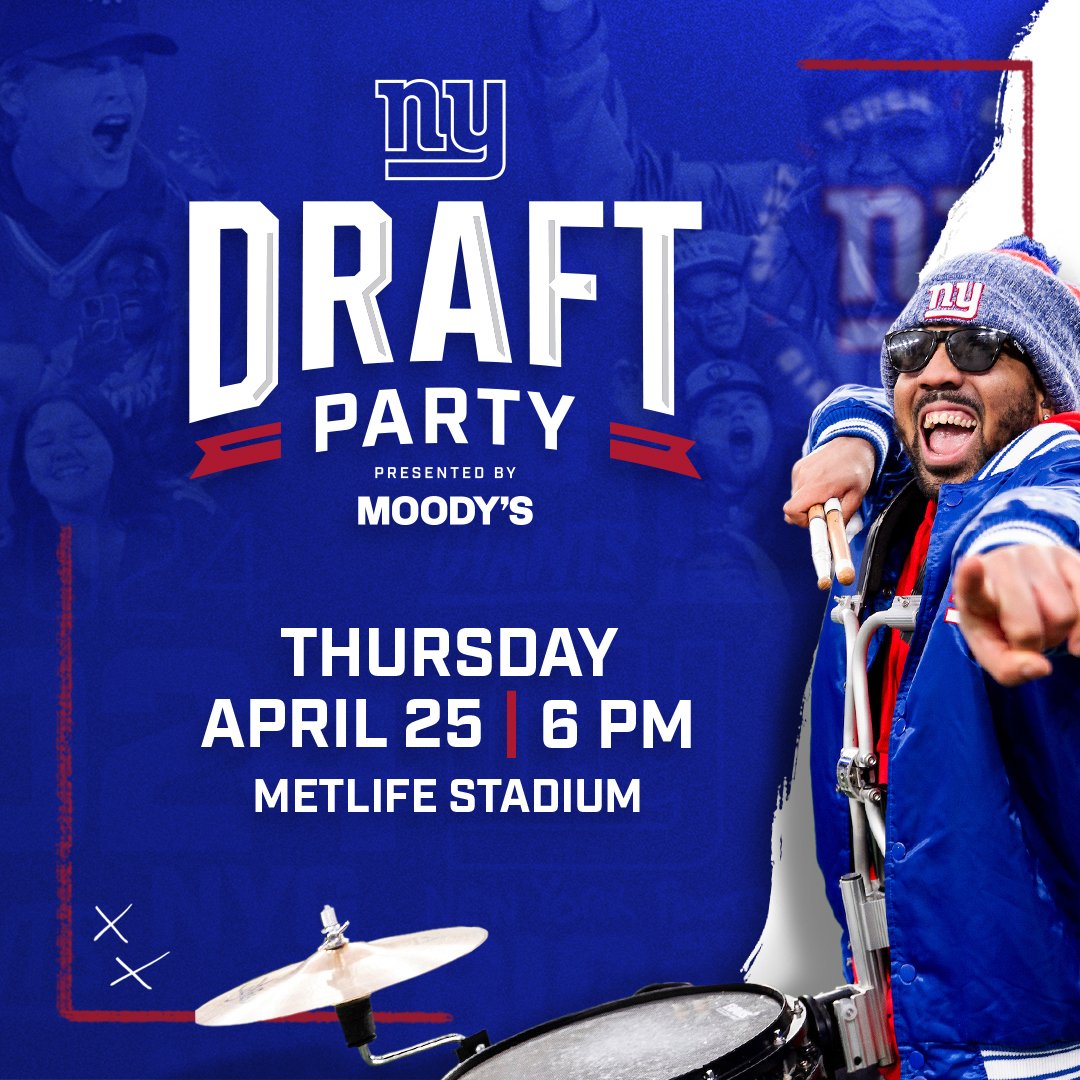Claim your free tickets 🎉 🎟️: giants.com/draftparty