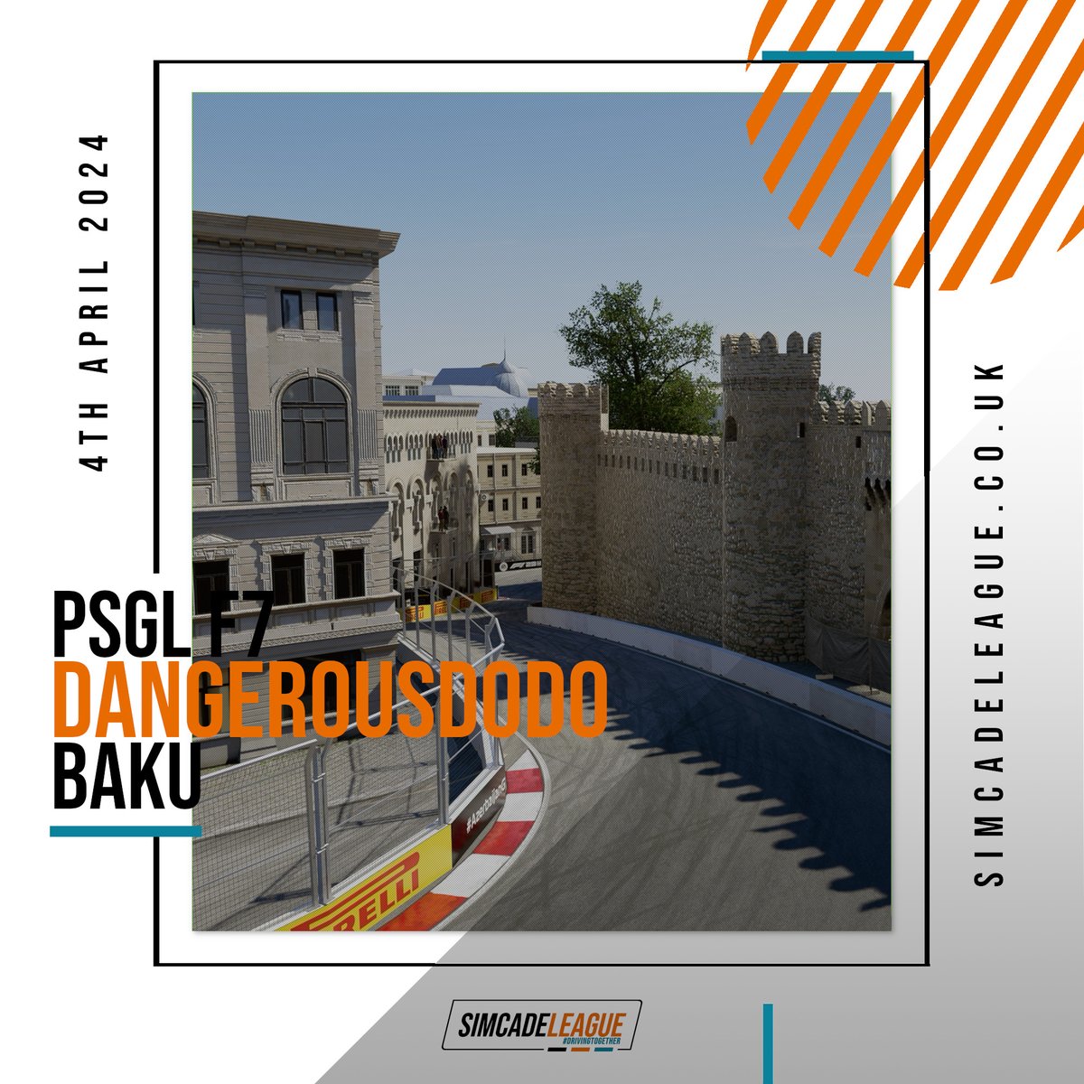 LIVE NOW

Come hang out with <a href="/ERL_Dodo173/">DangerousDodo01</a> as he takes on Baku with PSGL

twitch.tv/dangerousdodo01

#DrivingTogether #F1Esports #simracing
