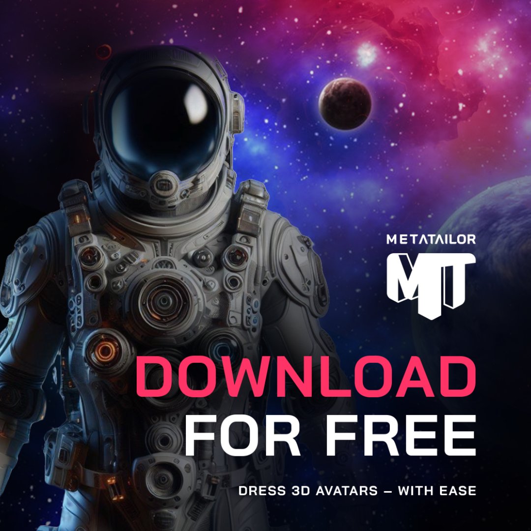 MetaTailor_app's tweet image. It is time to effortlessly dress your 3D avatars

Start TODAY with metatailor.app

#unrealengine
#Metatailor
#metahuman
#unity3D
#VFX
#CharacterAnimation
#GameDesign