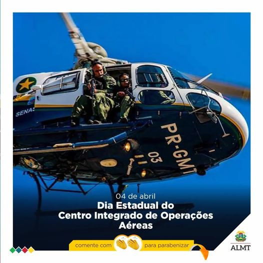 assembleiamt's tweet image. Você sabia? No dia 4 de abril, comemoramos o Dia Estadual do Centro Integrado de Operações Aéreas em Mato Grosso - CIOPAER-MT! 🚁🎉 Essa data especial foi estabelecida pelo calendário oficial do estado, conforme a Lei nº 9.639/2011.

#ALMT #CalendárioOficial #Ciopaer #Águia #MT