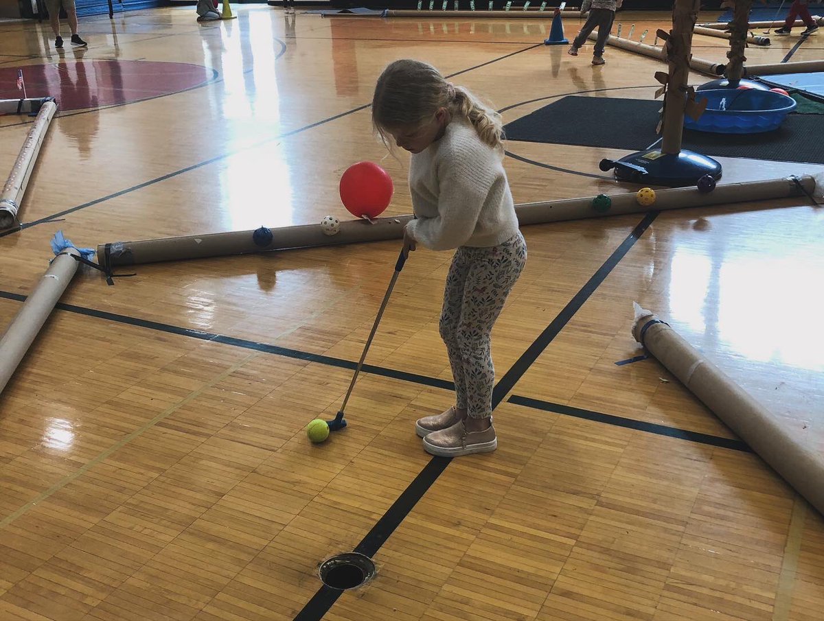 pattisonpath's tweet image. Putt Putt has arrived yet again in PE class! #pattisonpath #wearemilford