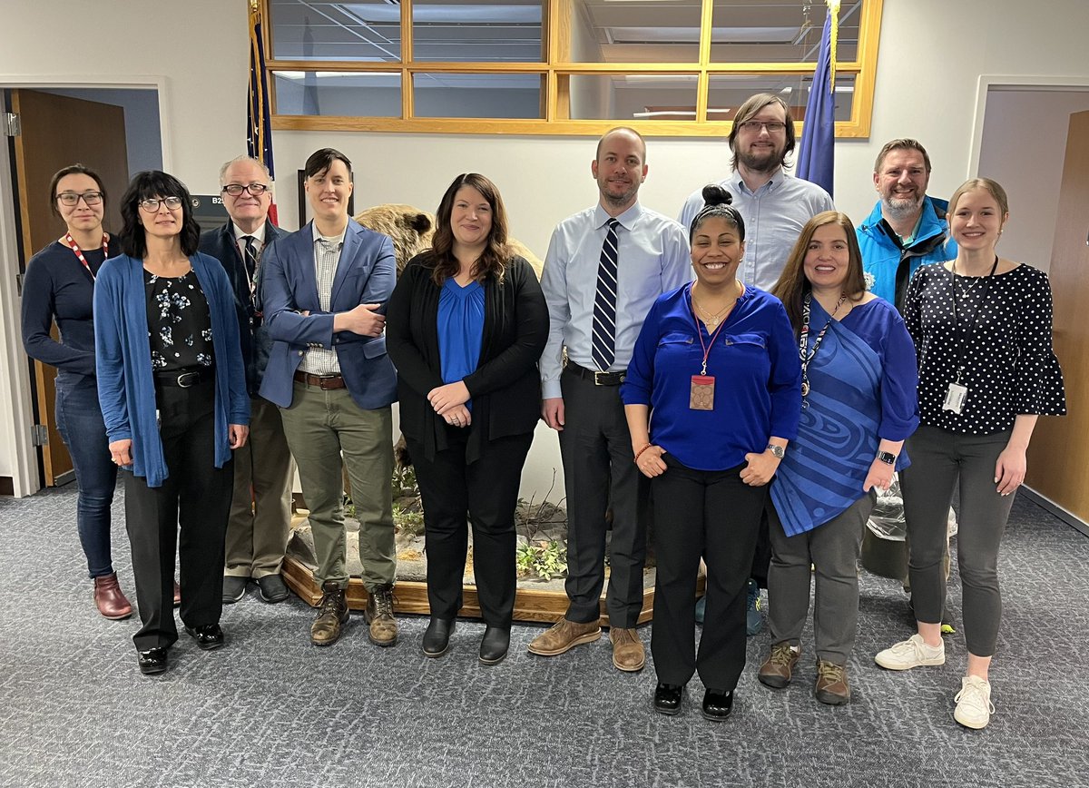 Our team is wearing blue today for Child Abuse Prevention Month. Our office is dedicated to protecting children in #Alaska. This April, join @HHSGov & @ChildWelfareGov & learn about national data & services offered to help prevent child abuse & neglect: childwelfare.gov/preventionmont…