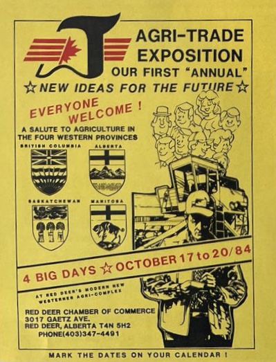 agritradetoday's tweet photo. TBT. Something we are proud of is that fact that our vision for this show has been able to stand the test of time. "New ideas for the future" still stands true today.
#AgriTrade #RightShow #RightTime #RightLocation #RedDeer #Agshow #farmshow #40years #throwbackthursday #tbt https://t.co/iVcvuPabPC