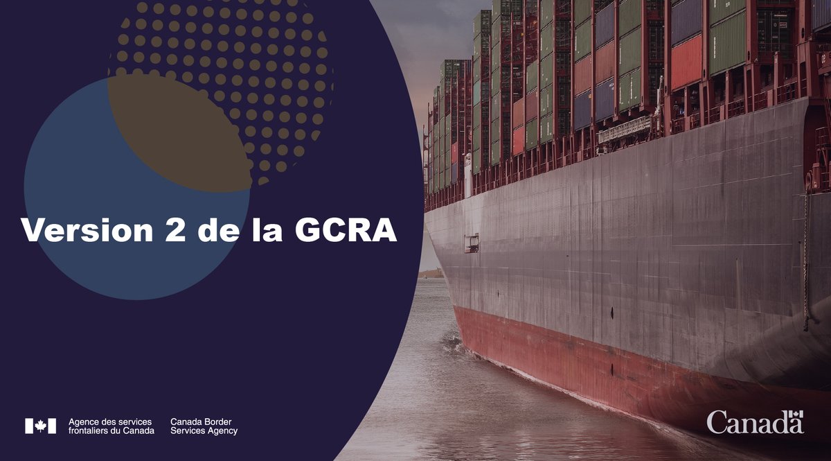 Aux partenaires de la chaîne commerciale : l'avis des douanes CN24-14 a été publié et fournit de l’info importante sur la transition (du 26 avril au 13 mai 2024) à la version 2 de la Gestion des cotisations et des recettes (GCRA) de l'ASFC. Autre info : cbsa-asfc.gc.ca/publications/c…