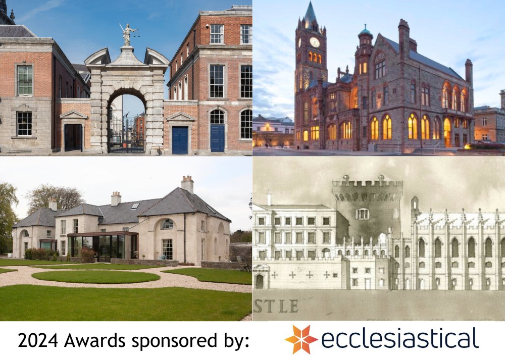 Our 2024 Architectural Conservation & Original Drawing Awards, sponsored by @EcclesIRL, are now open to applicants. The mission of the Awards is to encourage and celebrate excellence in architectural conservation on the island of Ireland. For info bit.ly/IGSawards