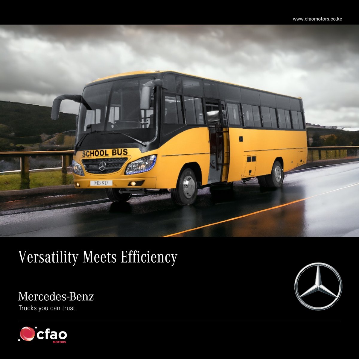 Experience the perfect blend of versatility and efficiency with the MB917. Designed to cater to a myriad of transport needs while ensuring cost-effectiveness. 

For more information call 0700766660, 0703222555 or WhatsApp 0110121032

 #CFAOMotorsDrivesKenya