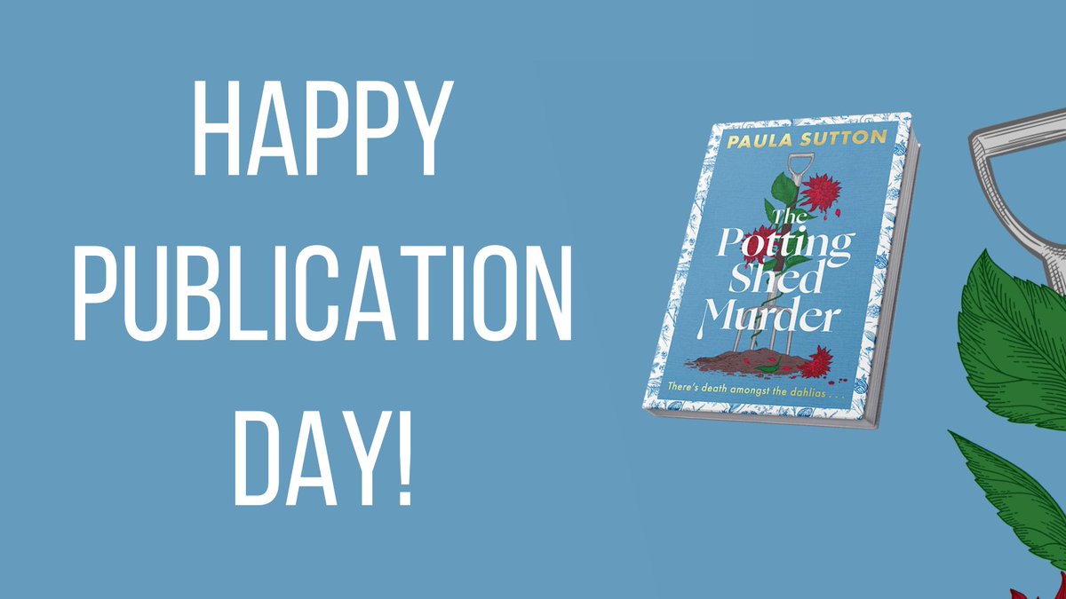 Wishing the happiest of publication days to Paula Sutton and @dialoguepub for the utterly unputdownable cosy crime adventure #ThePottingShedMurder 🥂 Missed out on our free serialisation? Don't worry - you can grab your copy of the book here 👉 amzn.to/4a9oKO9