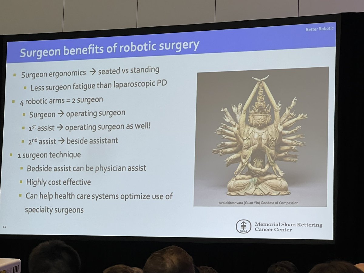 Brilliant debate on whether Whipple is better done: Open🔪#chuckvollmer ➡️ few do enough to meet the learning 📈 Lap🥢@asbun_hj ➡️ let surgeons do what they do best Robot🤖@wei_ac ➡️ RCTs elim selection bias (critical to pt selection) ➡️ scope + 3rd 💪 clones the surgeon #AHPBA24