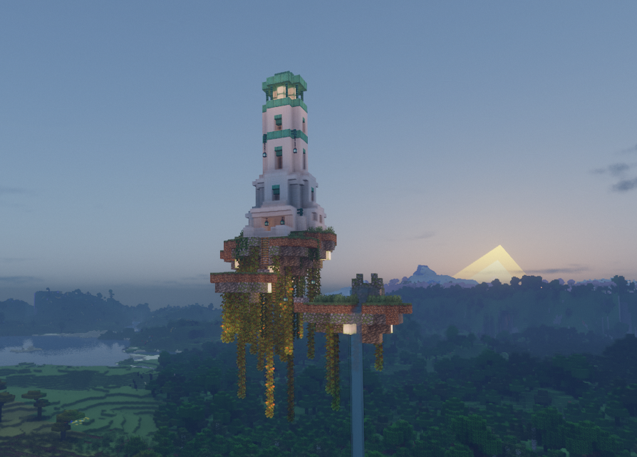 addicted to building stuff in minecraft, come play with me